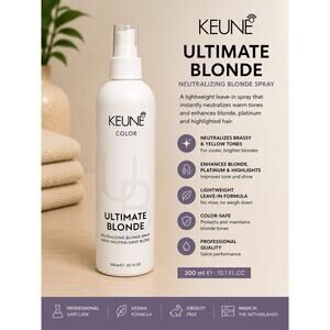 Keune Ultimate Blonde Neutralizing Blonde Spray 10.1oz